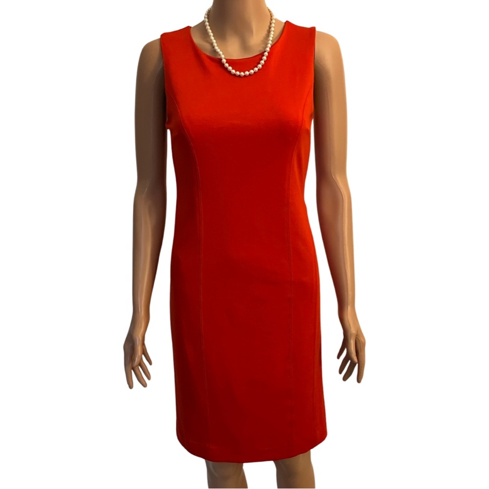 NWT Banana Republic Orange sheath dress.